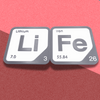Periodic Table Word Sign - 'LIFE' (Lithium + Iron) - 5.63 in x 5.63 - Durable & Eco-Friendly STEM Decor