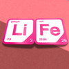 Periodic Table Word Sign - 'LIFE' (Lithium + Iron) - 5.63 in x 5.63 - Durable & Eco-Friendly STEM Decor