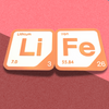 Periodic Table Word Sign - 'LIFE' (Lithium + Iron) - 5.63 in x 5.63 - Durable & Eco-Friendly STEM Decor