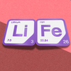 Periodic Table Word Sign - 'LIFE' (Lithium + Iron) - 5.63 in x 5.63 - Durable & Eco-Friendly STEM Decor