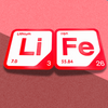 Periodic Table Word Sign - 'LIFE' (Lithium + Iron) - 5.63 in x 5.63 - Durable & Eco-Friendly STEM Decor