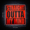 Straight Outta My Mind Sign – Hilarious and Relatable Decor for Home, Office, or Gifting, Perfect for Tired or Stressed Friends