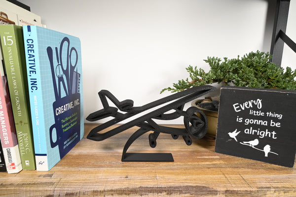 Retro Airplane Decor, Minimalist Line Art Plane, Skyward Elegant Home Decor, Modern Hobbies and Desk Line Art for Collectors