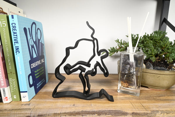 Crag Climber, Minimalist Line Art, Rock Climber Home Decor, Modern Hobbies and Desk Line Art Adventure-Inspired Art for Outdoor Enthusiasts