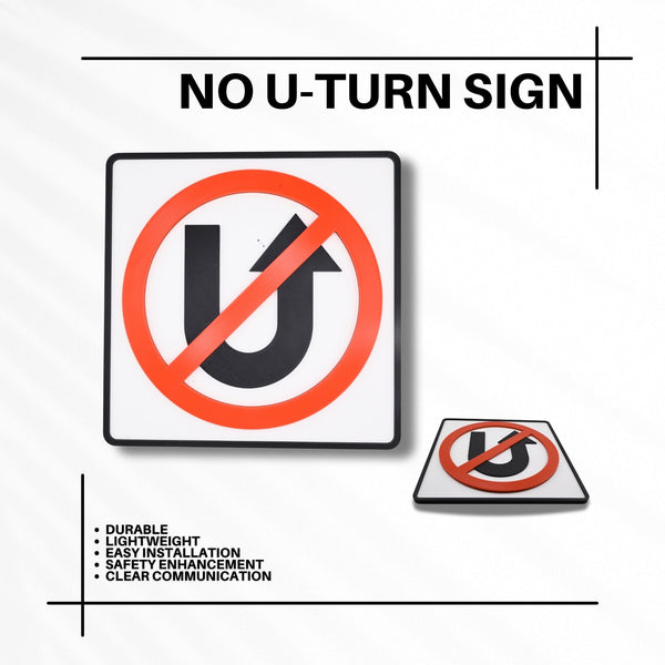 No U-Turn Decorative Wall Sign