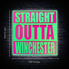 Straight Outta Winchester Sign – Bold and Fun Decor for Home, Office, or Gifting, Perfect for Winchester Enthusiasts