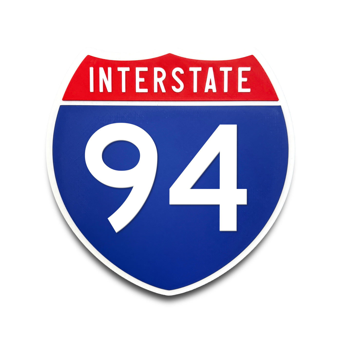 Interstate 94 Number Only road sign replica front view