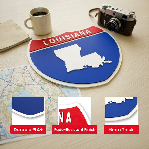Massachusetts Interstate Shield Silhouette sign extra 4 view