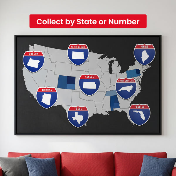 Minnesota Interstate Shield Silhouette sign extra 6 view