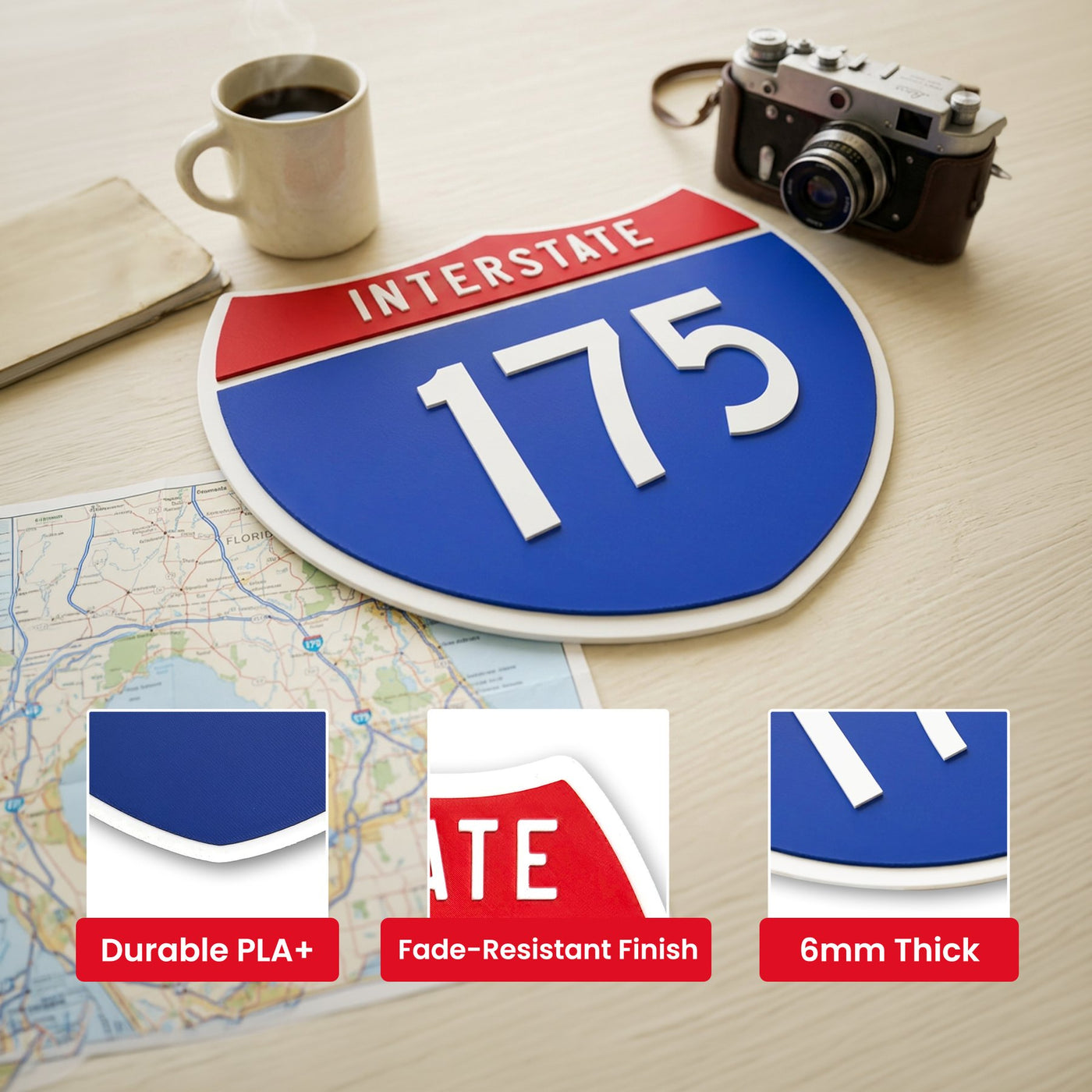 Interstate 905 road sign replica indoor wall decor lifestyle image
