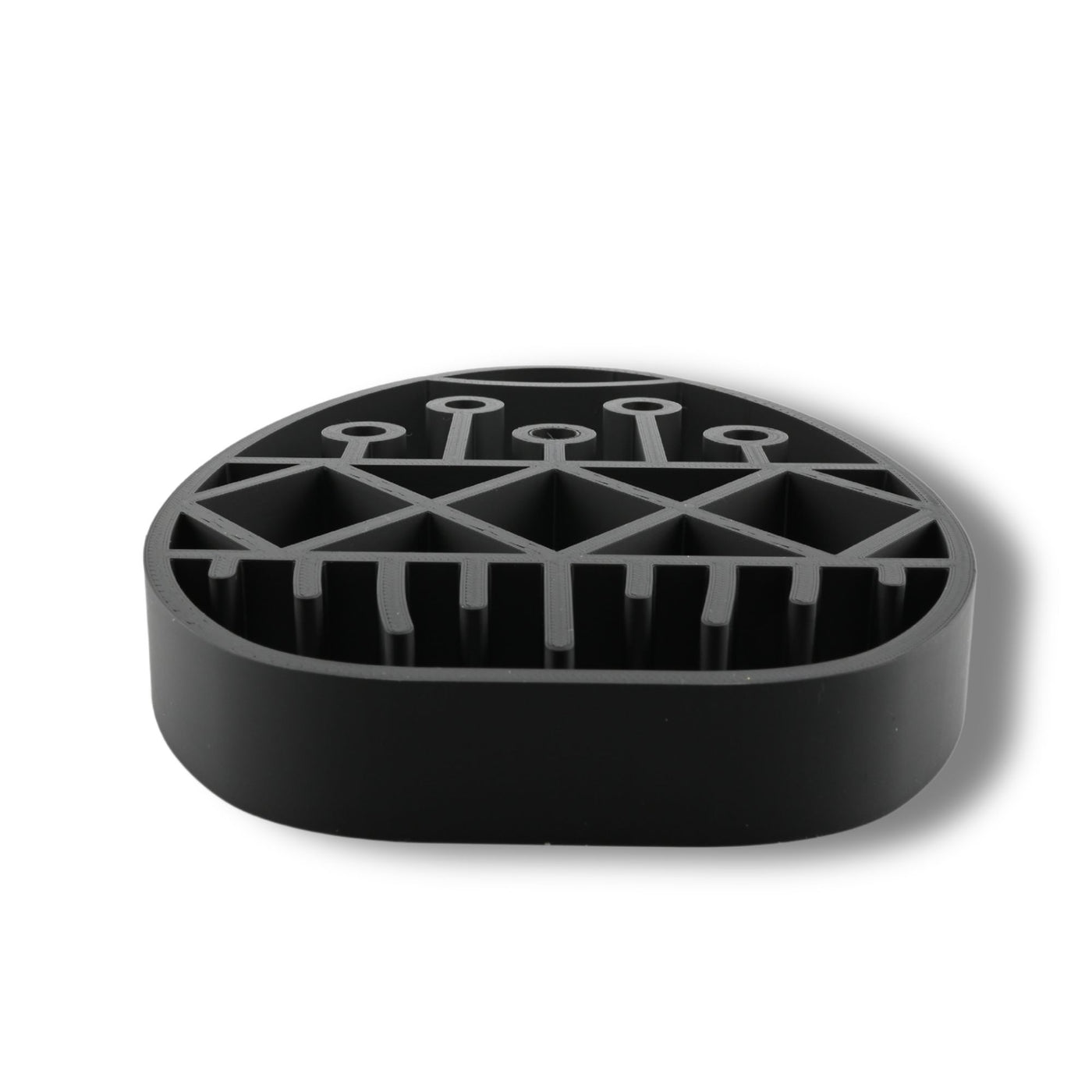 Geometric Pattern Elegant Outlines sculpture — flat view
