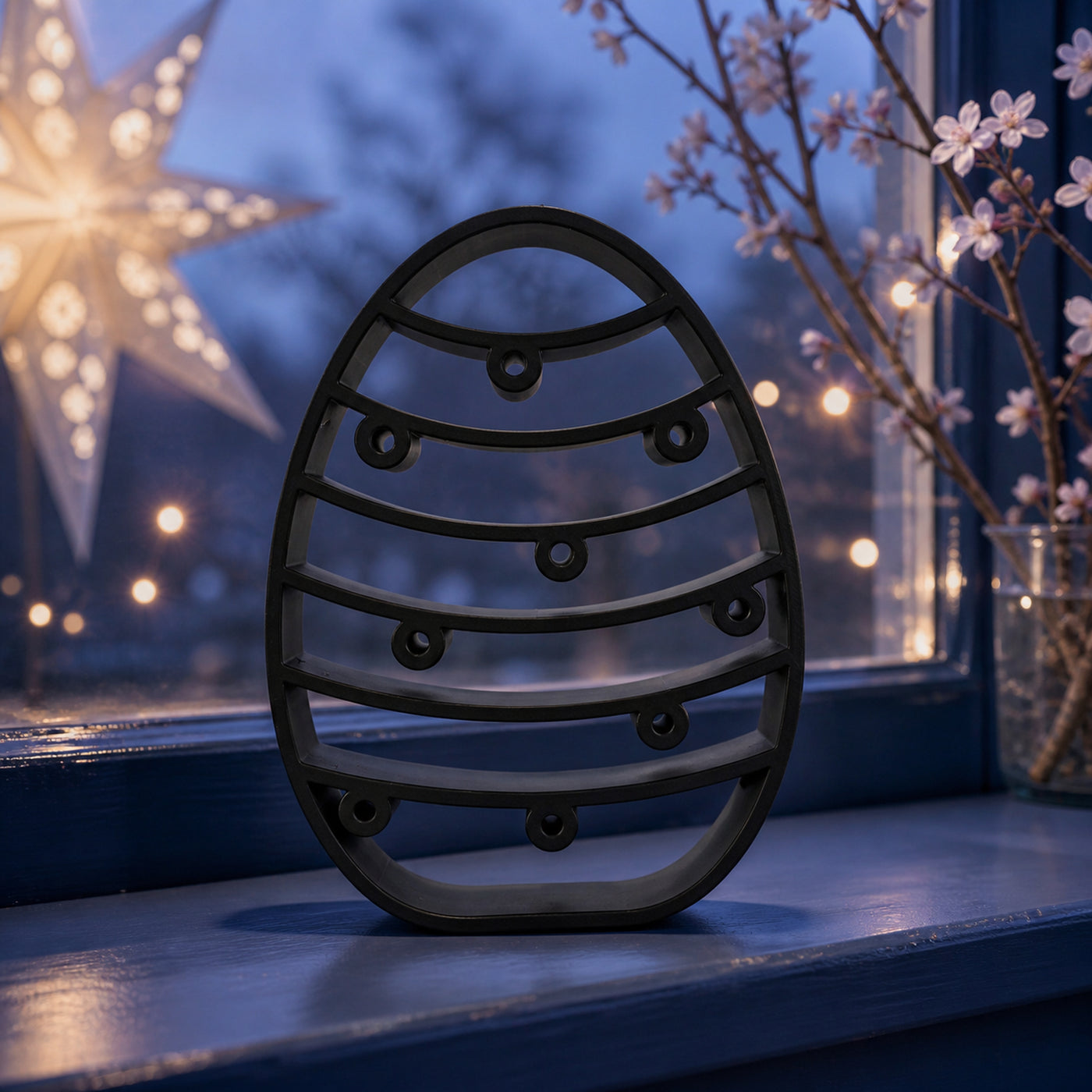 Twinkling Lines Elegant Outlines sculpture — lifestyle view