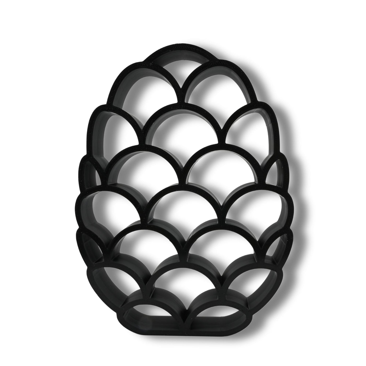 Dragon Scales Elegant Outlines sculpture — front view