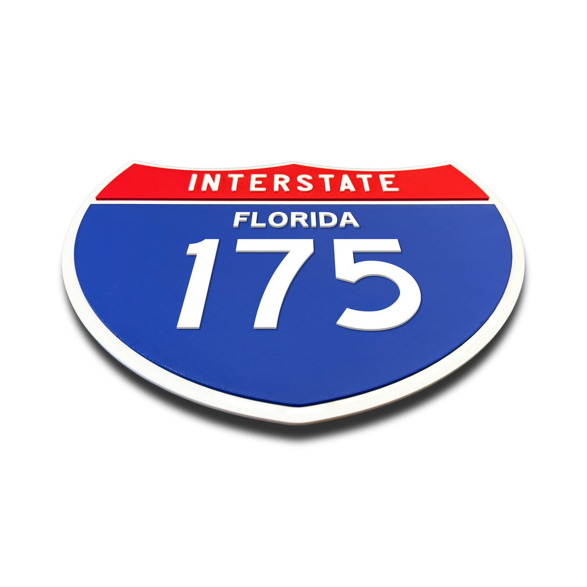 Interstate 175 – Florida road sign replica flat view