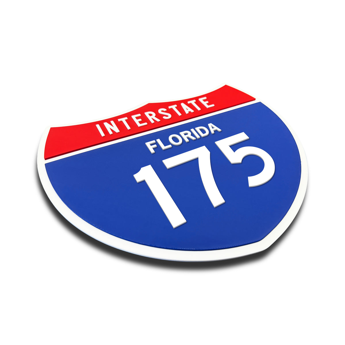Interstate 175 – Florida road sign replica three-quarter view