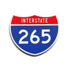 Interstate 265 Number Only road sign replica front view