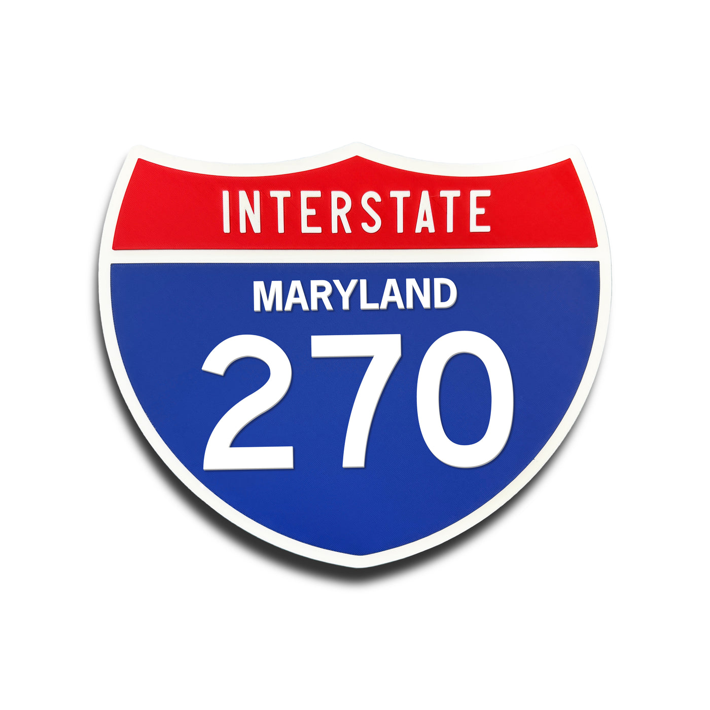 Interstate 270 Maryland road sign replica front view