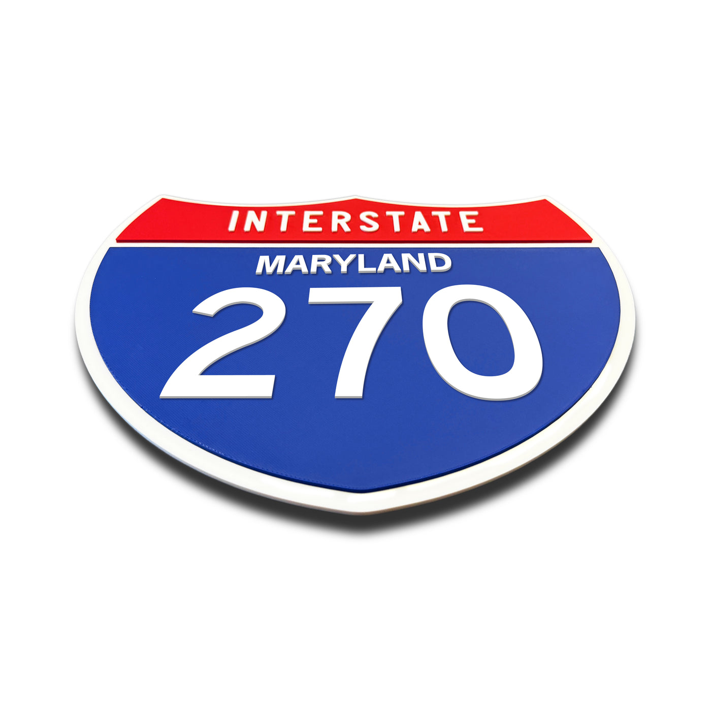Interstate 270 – Maryland road sign replica flat view