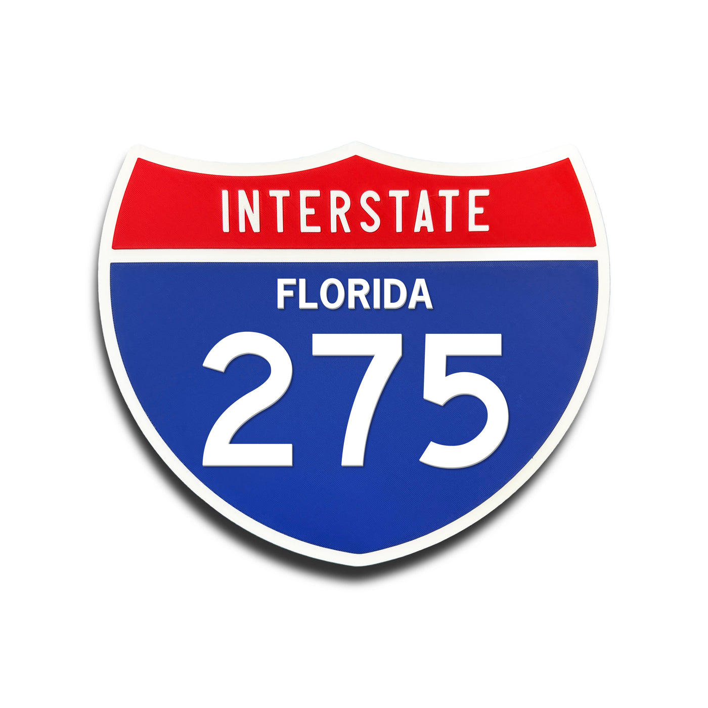 Interstate 275 Florida road sign replica front view