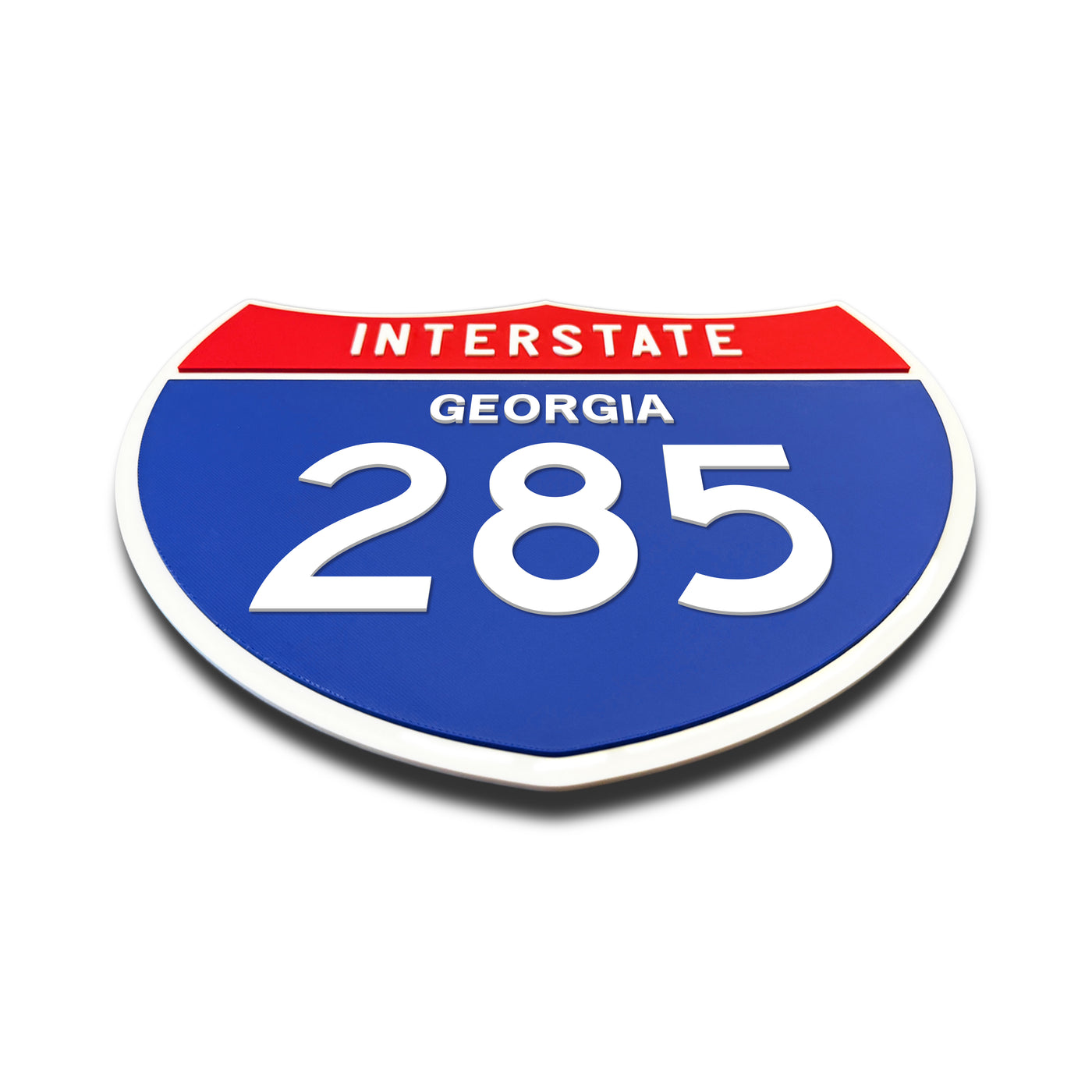 Interstate 285 – Georgia road sign replica flat view