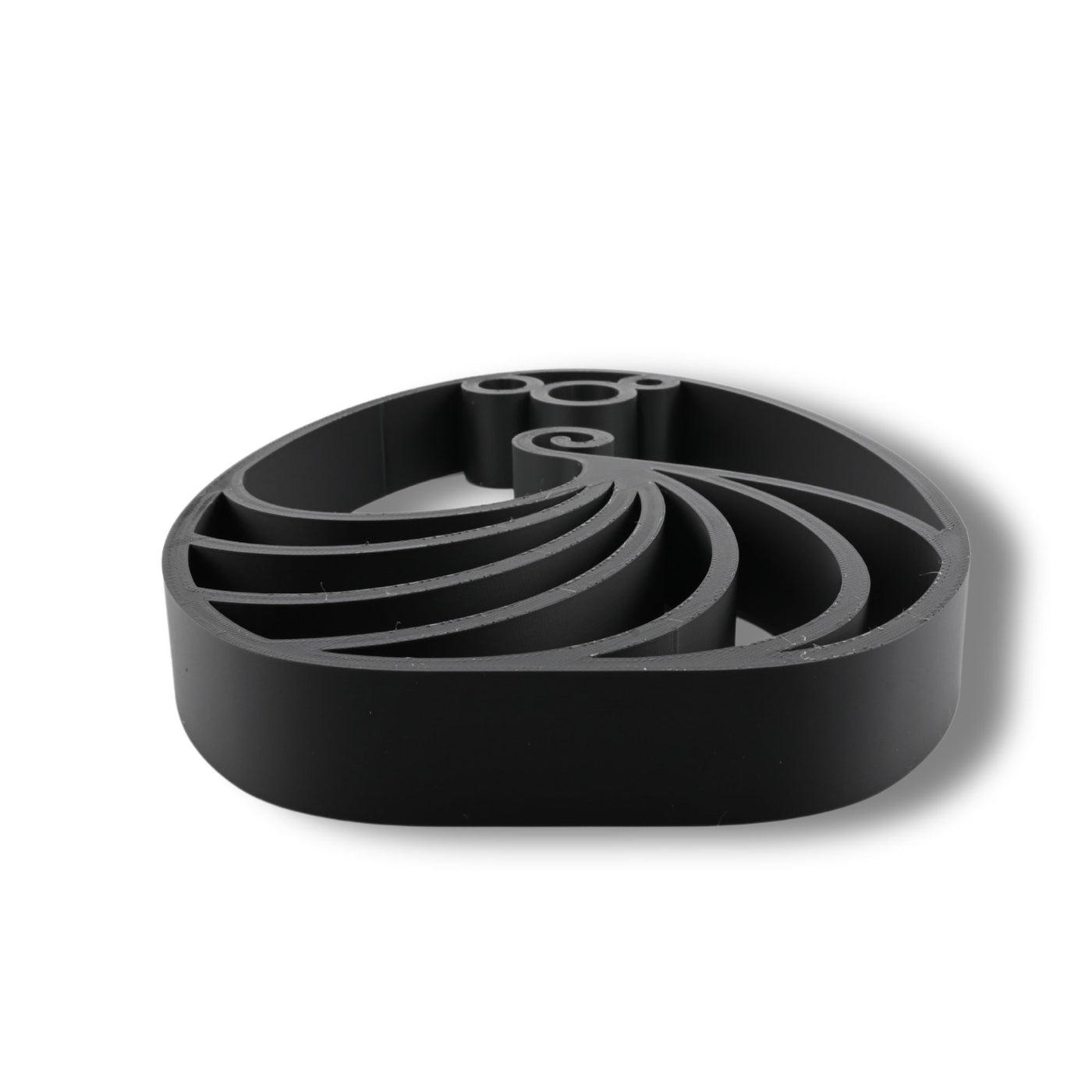 Elegant Twirl Elegant Outlines sculpture — flat view