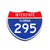 Interstate 295 Florida road sign replica front view