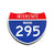Interstate 295 Maine road sign replica front view