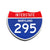 Interstate 295 Maryland road sign replica front view