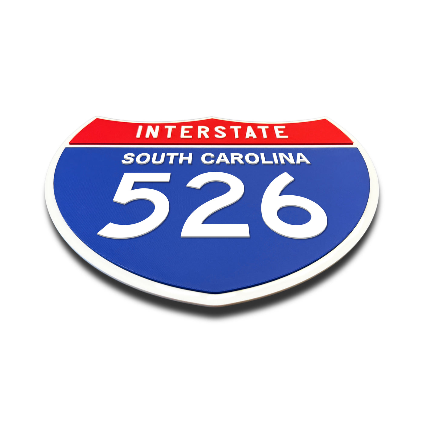 Interstate 526 – South Carolina road sign replica flat view