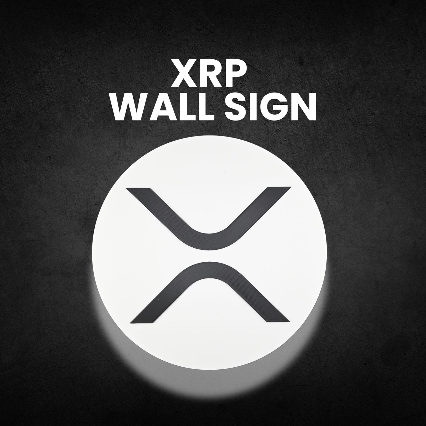 XRP Wall Sign – Cryptocurrency Logo Decor – product image 6
