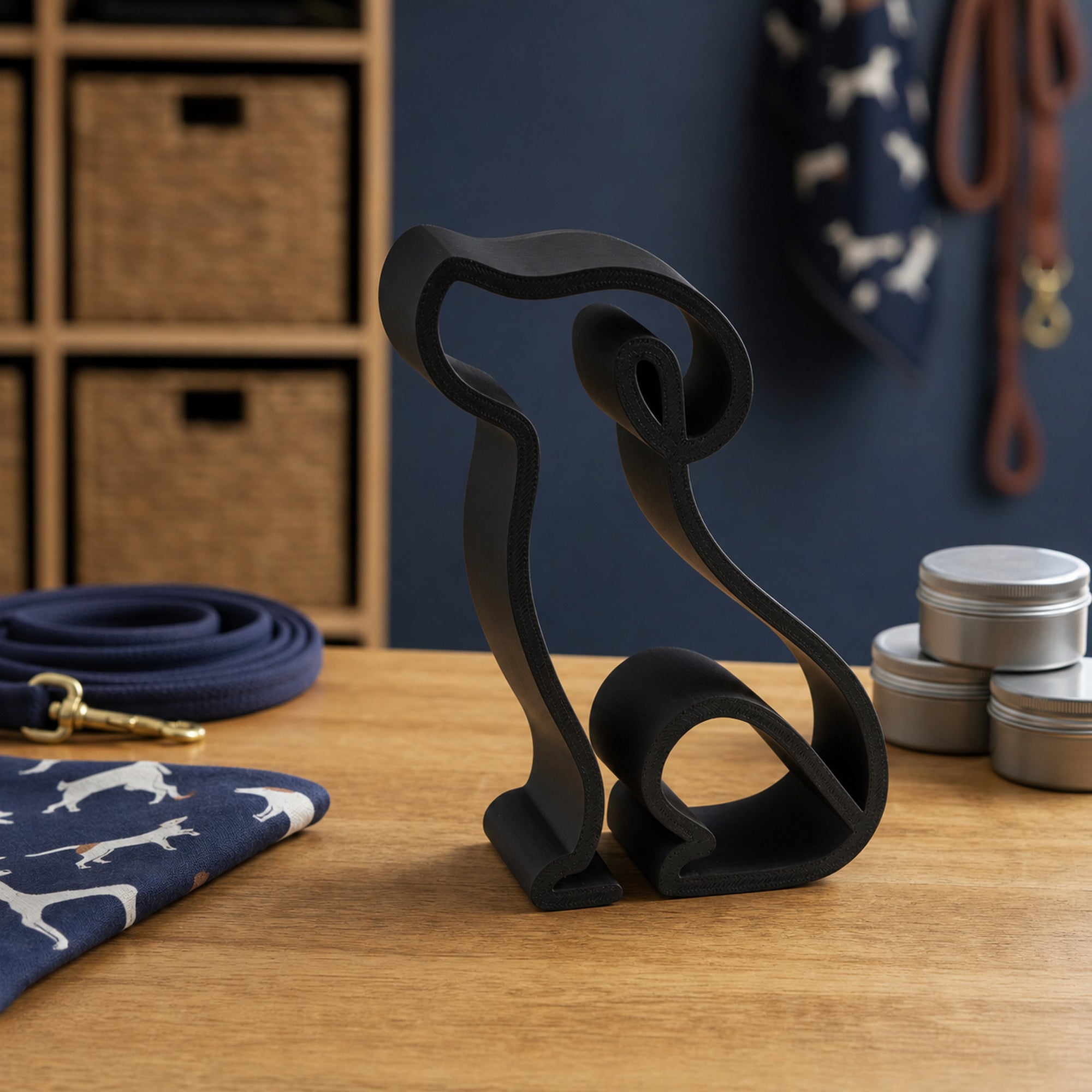 Beagle Dog Line Art Sculpture Collection