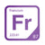 Francium periodic table Elemental Tile in Purple
