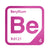 Beryllium periodic table Elemental Tile in Magenta