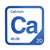 Calcium periodic table Elemental Tile in Blue