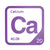 Calcium periodic table Elemental Tile in Purple