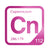 Copernicium periodic table Elemental Tile in Magenta