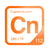 Copernicium periodic table Elemental Tile in Orange