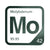 Molybdenum periodic table Elemental Tile in Forest Green