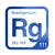 Roentgenium periodic table Elemental Tile in Blue