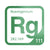 Roentgenium periodic table Elemental Tile in Green