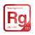 Roentgenium periodic table Elemental Tile in Red