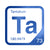 Tantalum periodic table Elemental Tile in Blue