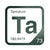 Tantalum periodic table Elemental Tile in Forest Green