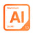 Aluminum periodic table Elemental Tile in Orange