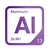 Aluminum periodic table Elemental Tile in Purple