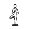 Yoga Tree Pose Decor, Minimalist Line Art, Mindfulness & Elegant Home Decor, Modern Hobbies, Desk Line Art