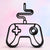 Controller Line Art Decor, Game Controller Silhouette Home Decor, Modern Hobbies and Desk Line Art, Gamer Gift Ideas