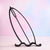 Surfboard Floating Figure, 3D Printed Line Art, Surfer Sculpture, Water Sports Gift Idea, Surf Decorations, Surfing Gift Surfer