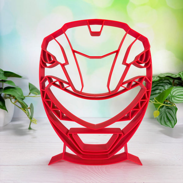 Power Ranger Helmet Sculpture, Minimalist Line Art, Power Ranger Helmet Silhouette Home Decor, Modern Hobbies and Desk Line Art Gift