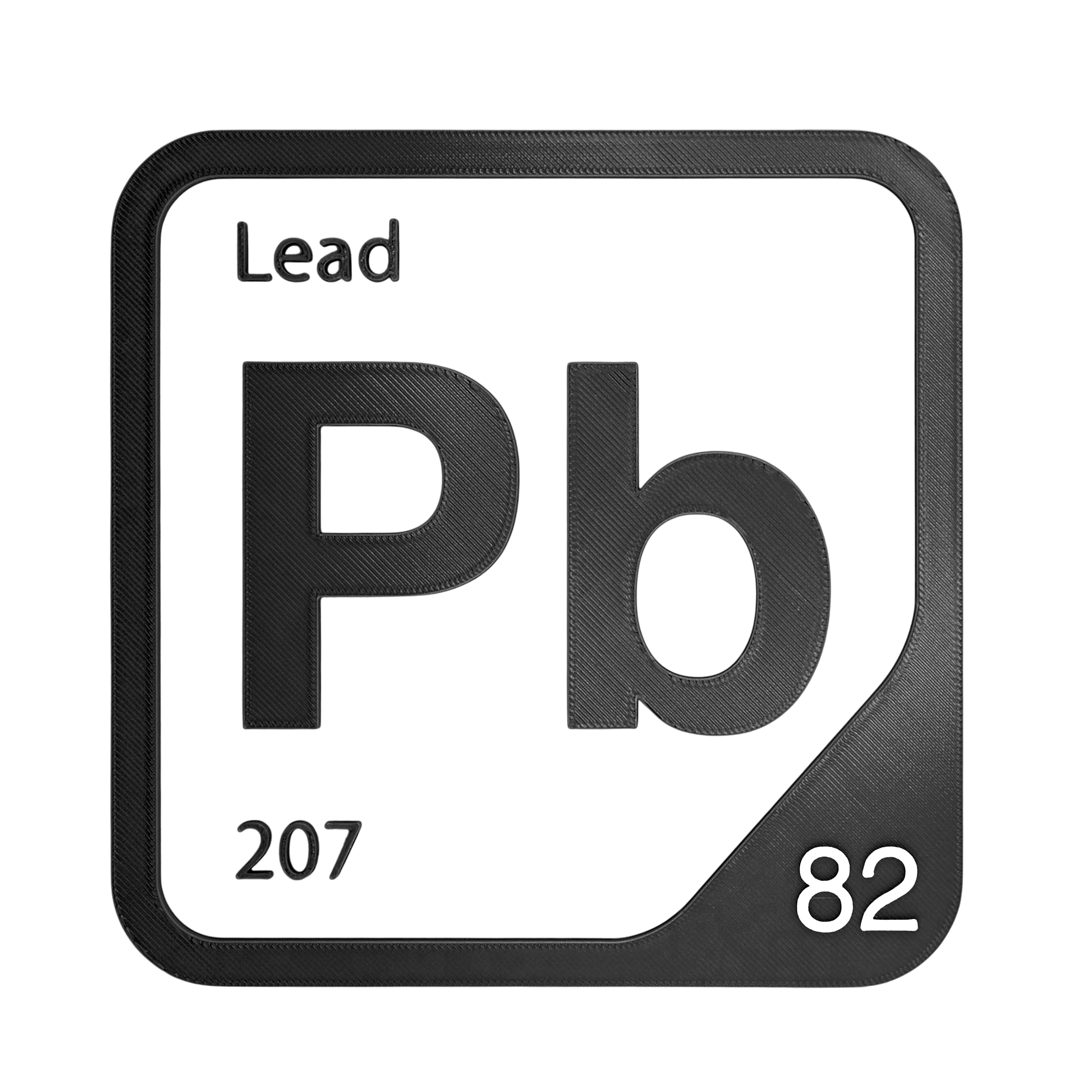 Lead Periodic Table Element Tile | 10 Colors